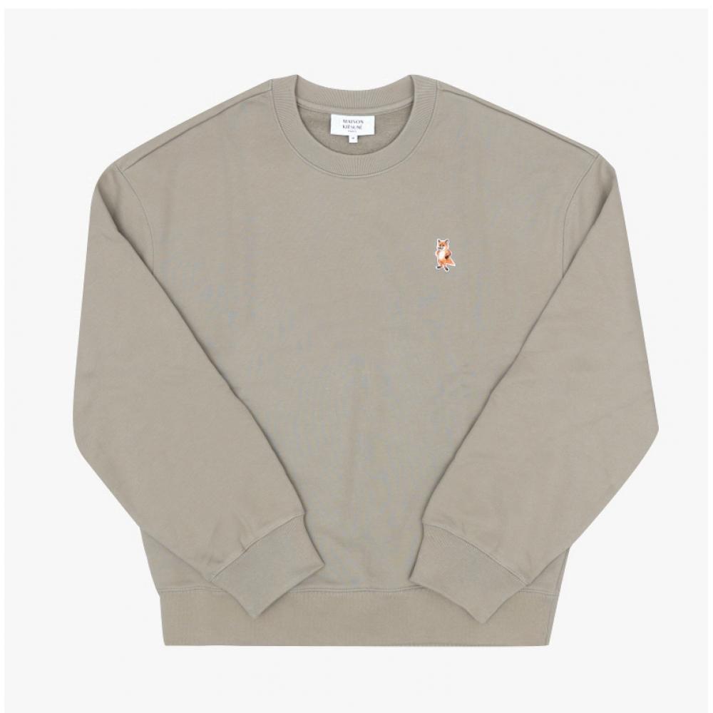 MaiSon KitSune Men S SweatShirt Standing Fox Patch Pm00311km0341 0302