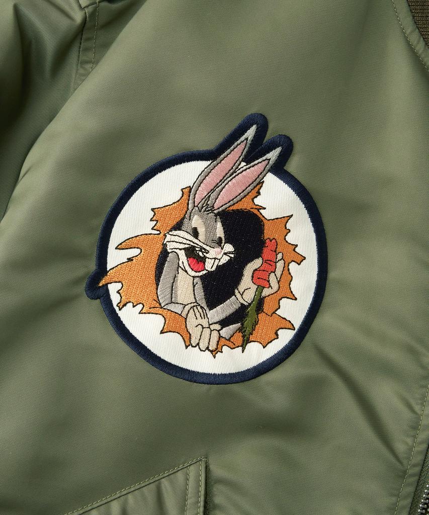 Outstanding [Looney Tunes] L-2B Jacket_Olive Green
