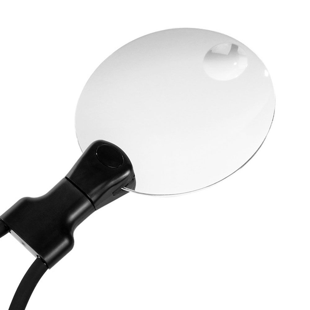 Large 3X/10X Magnifying Glass Reading Adjustable Magnifier Hands Free Magnifier  Detailed Working