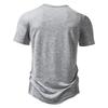 Camisas Henley de verano para hombre, informales, ajustadas, transpirables, para gimnasio, entrenamiento, camisetas atléticas, camisas básicas con botones para hombres, camisetas ligeras de manga corta