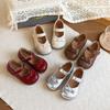 Retro-style New Girls' Shoes with Soft Soles - Single Shoes