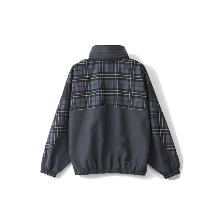 Li Ning X Xlarge Collaboration Casual Sports Stand Collar Loose Jacket Men Jacket Cold-Sand-Black AFDQ877-1