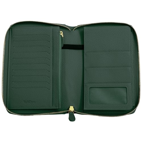 

[RafiCaro] Large Capacity Maternal and Child Health Handbook Case [Supervised by a Nurse] Genuine Leather Double-Sized Case with Gusset for A6 and B6