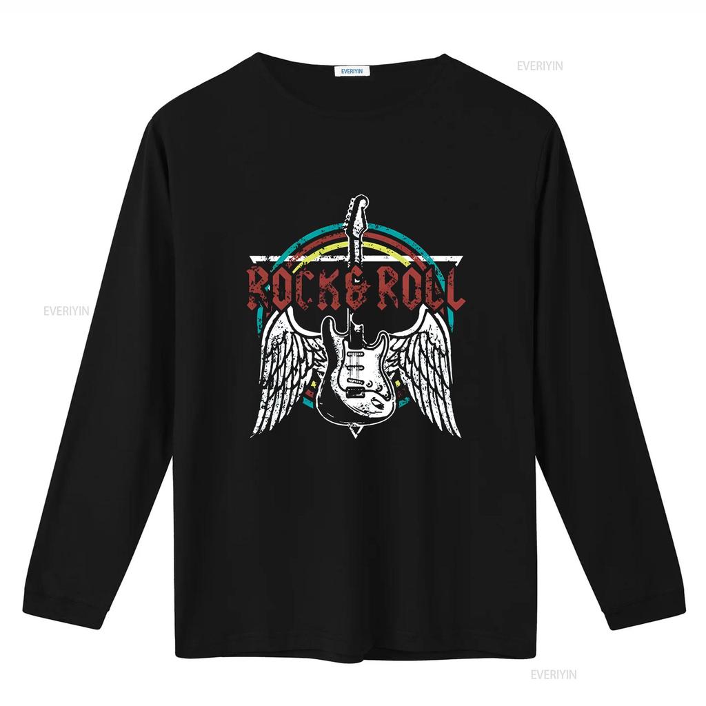 Rock and Roll T Shirt for Women Vintage Band Funny Country Music Retro Casual  Tops vintage Washed Stylish Comfortable Unisex