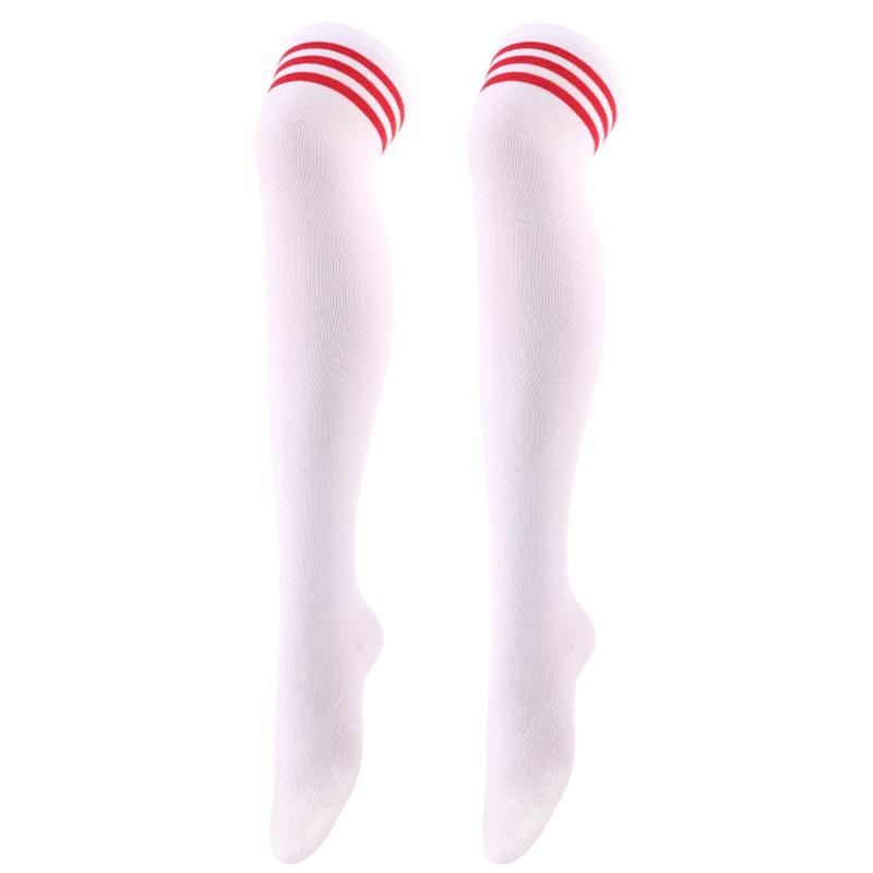 Women Over Knee Thigh High Socks Academic Style solid corlor Long Socks Over The Knee Stockings For Ladies Girls