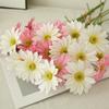 3 Bündel Sommer-Chrysanthemen mit Handgefühl, Kunstblumen, Chrysanthemen, Heimdekoration, Hochzeitsdekoration, Simulierte Blumen