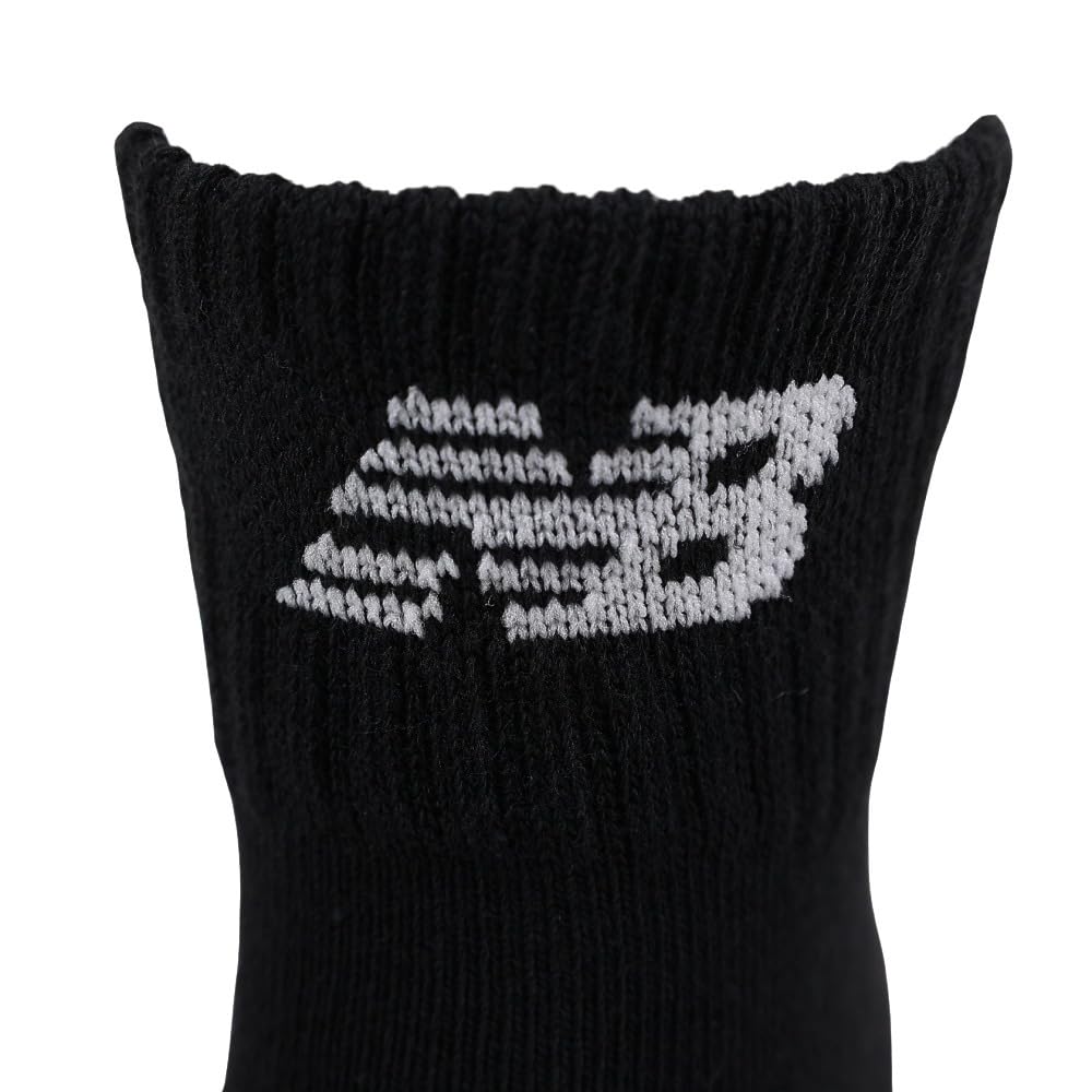 New Balance AS8 Socks Size M Men's (Assortment 8) Mid-Length 3-Piece (LAS35705),