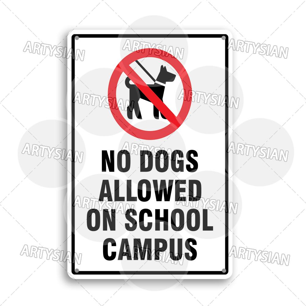 Beware of Dog Warning Metal Sign No Dogs Allowed Do Not Leave Dog Pet safety Dog Friendly Café Guide Dods Welcome Plaque