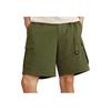 Skechers Sports Lifestyle Series Comfortable Breathable Loose Fit Three-Quarter Casual Shorts Women Shorts Martini-Olive-Green L225W180-05HR