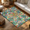 Stylish Abstract Area Rug Modern Non Slip Floor Mat Living Room Decor Home Carpet Runner Indoor Outdoor Accent Rug