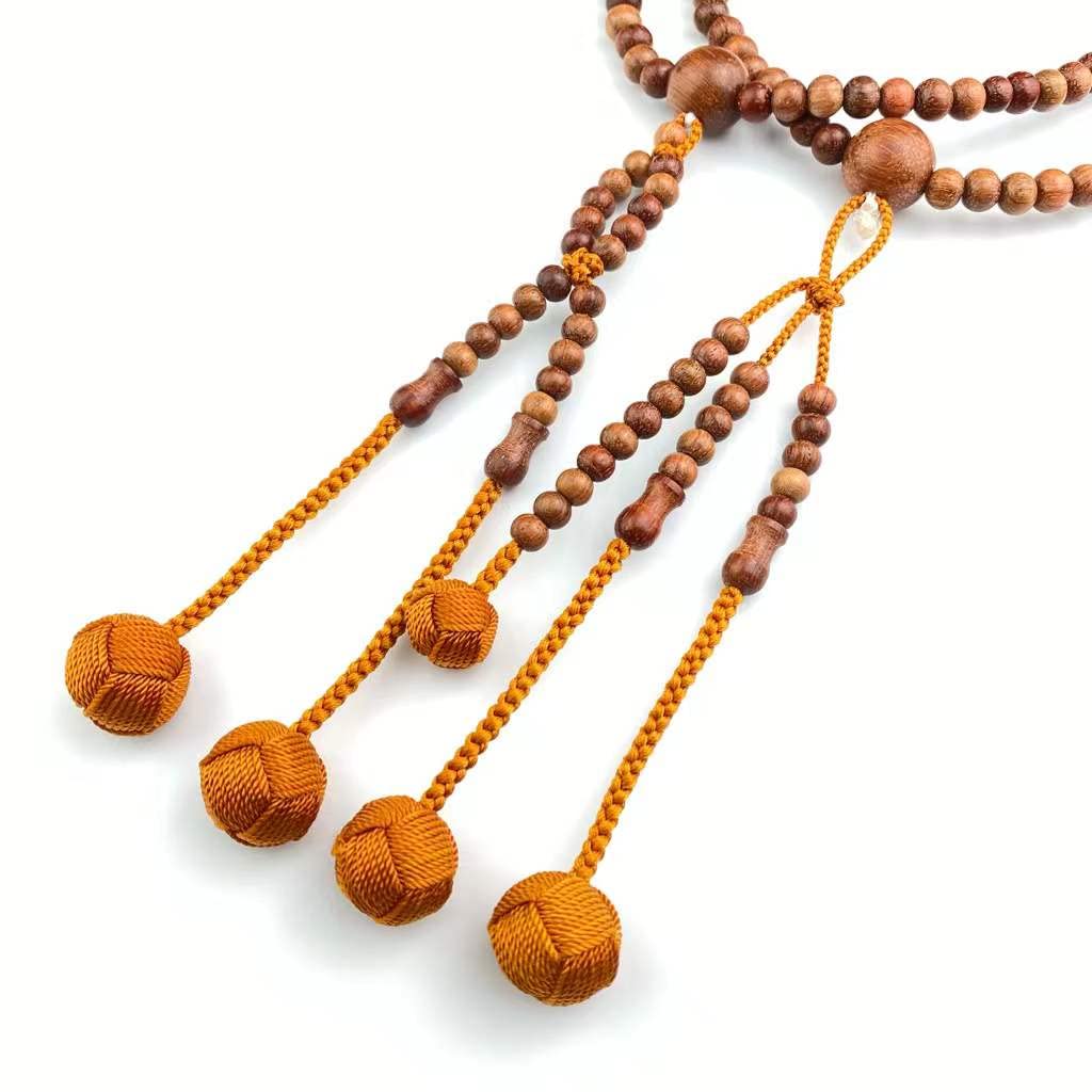 Myorenka Buddhist Prayer International Soka Gakkai Prayer 0 Karin Beads Prayer Bead Bag Natural Wood Brahma Authentic Wooden Prayer Suitable for