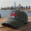 Adjustable Baseball Cap with Embroidered USA 250th Anniversary Flag Design Cotton Unstructured Dad Hat for Adults Men Women