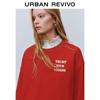 UR Women's Color Block Letter Loose Sweatshirt