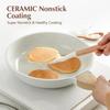 SENSARTE Nonstick Ceramic Frying Pan Skillet with Lid, 8 Inch Omelet Pan, Healthy Non Toxic Chef Pan, Induction Compatible Egg Pan with Heat Resistant
