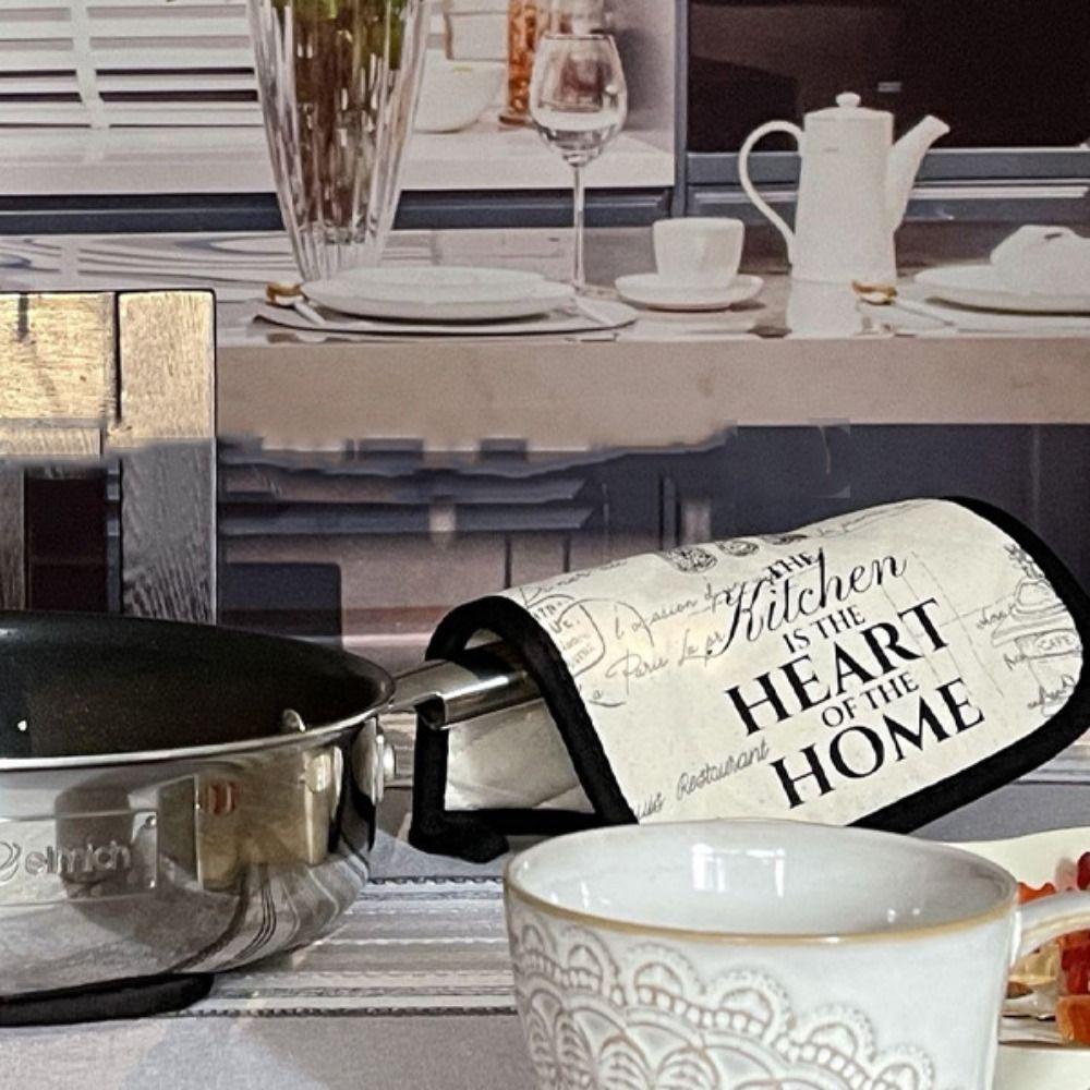 Cotton Oven Gloves Thickened Insulation Pads Kitchen Baking Accessories Anti Steam Gloves  Clothes