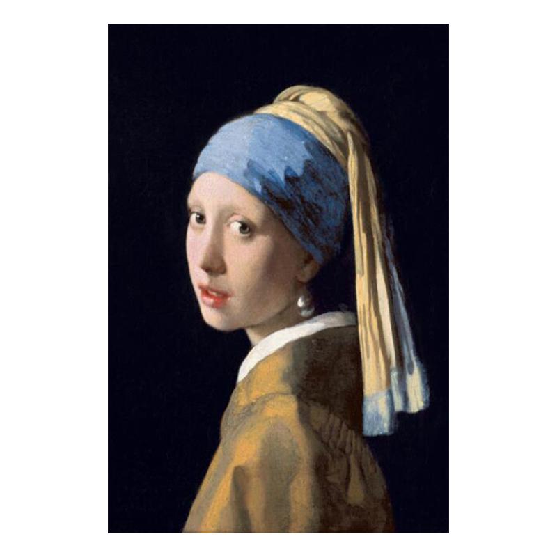 

Девушка с жемчужной сережкой. Ян Известные художественные картины на холсте. Настенные художественные постеры и принты. Классическая известная художественная картина Куадро. 40x50cm
