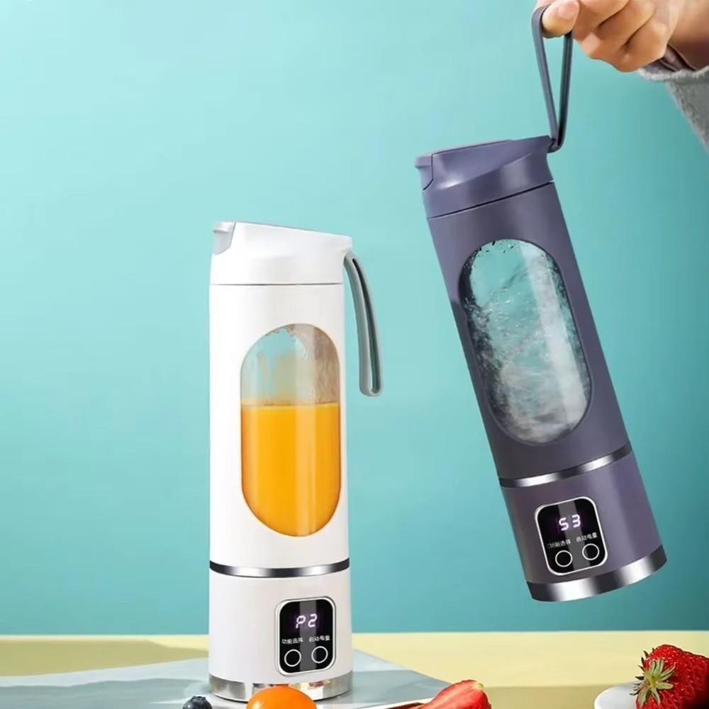 LCD Display Portable Juicer Blender 12 Blades Juice Maker Multifunctional Fruit Extractor Travel