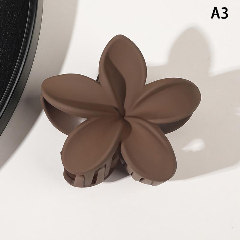 Matte Flower Claw Clips Women Hair Claws Floral Cute Hair Accessories Hair Clips For Girls Sweet Clamp Barrettes