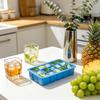 Silicone Large Ice Cube Tray Mold Flexible Non-Stick Ice Maker with 15 Large Square Compartments for Home Kitchen Freezer Use
