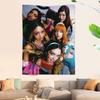 Kpop Band KKatseyes Anime Tapestry Hanging Tarot Hippie Wall Rugs Dorm Home Decor