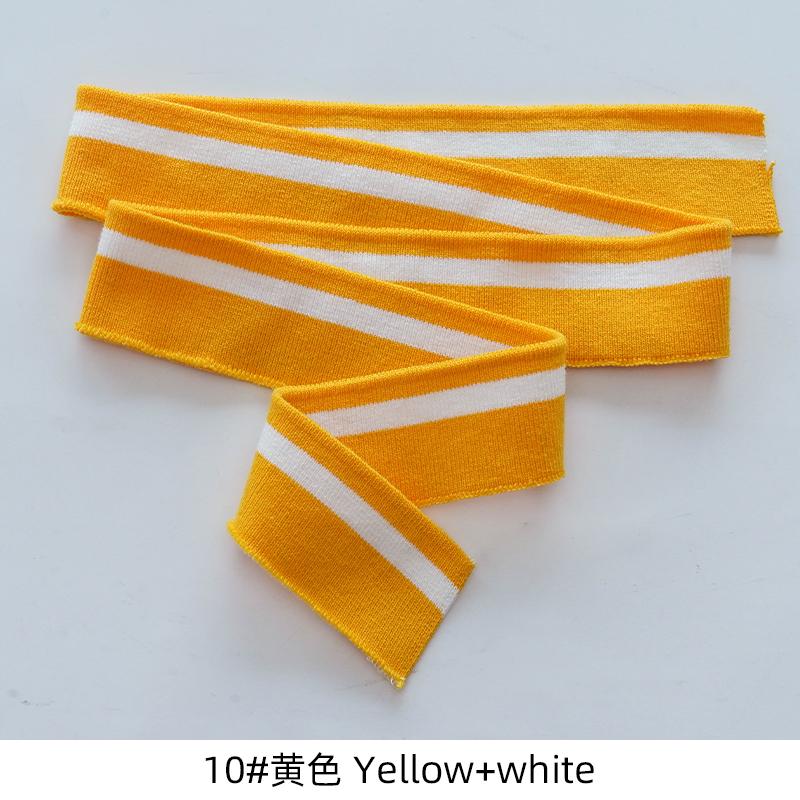 3.5*80CM High Stretch Knitted Rib Cotton Fabric T-shirt Neckline Elastic Collar Cuffs Trim For Clothing Accessories FabricTJ0510