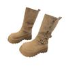 Maillard Platform British Style Martin Boots Women's 2025 New Autumn and Winter Explosion Increased Height and Thinness Western Short Boots