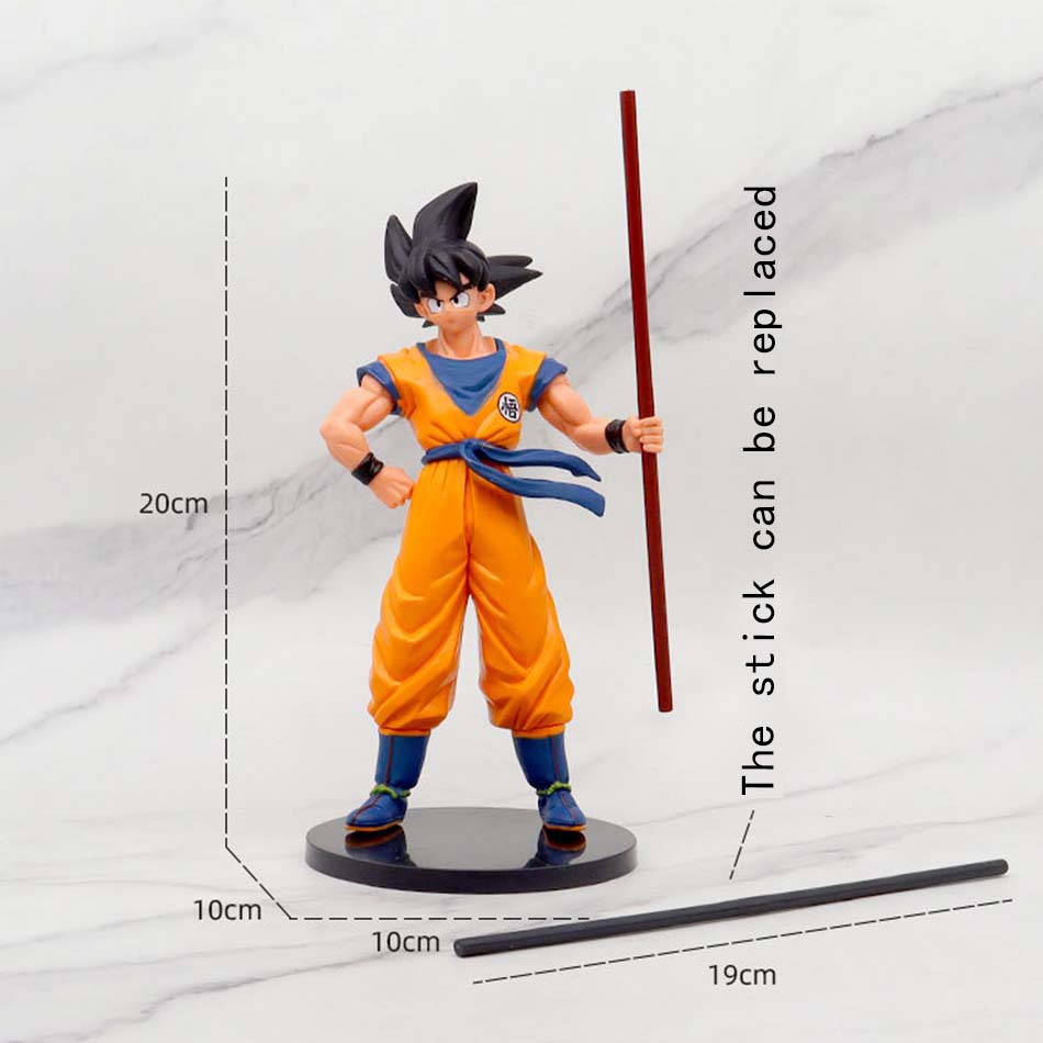 sold Dragon Ball Son Goku Super Saiyan Anime Figure 22cm Goku DBZ Action Figure Model Gifts Collectible Figurines