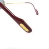 Great Cartier sunglasses 2C Decor Two-Point Rimless gold mens Used
