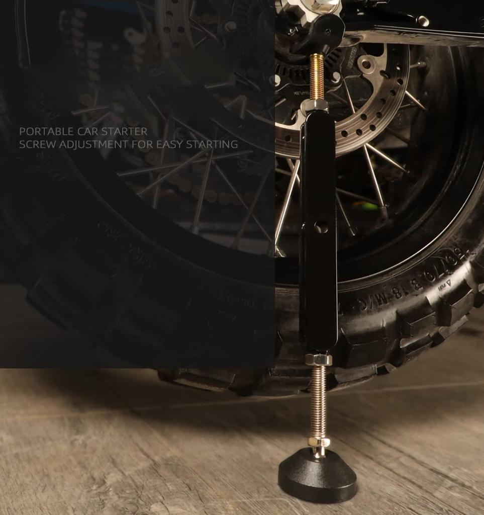 Motorcycle Maintenance Rear Easy Bike Effective Length Side Jack Up Stand, Lift-Up Stand, Anti-Tip, 265-373mm, Stand,