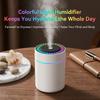 USB Power 180ML Mini Electric Air Humidifier Aromatherapy Aroma Diffuser Essential Oil with Colorful Lights for Car Bedroom Home