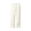 GREEN BELT Printed Loose Straight Denim Pants