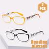 2 Pack Professional Reading Glasses for All Day - Computer Readers with Blue Light Protection - Value Pack