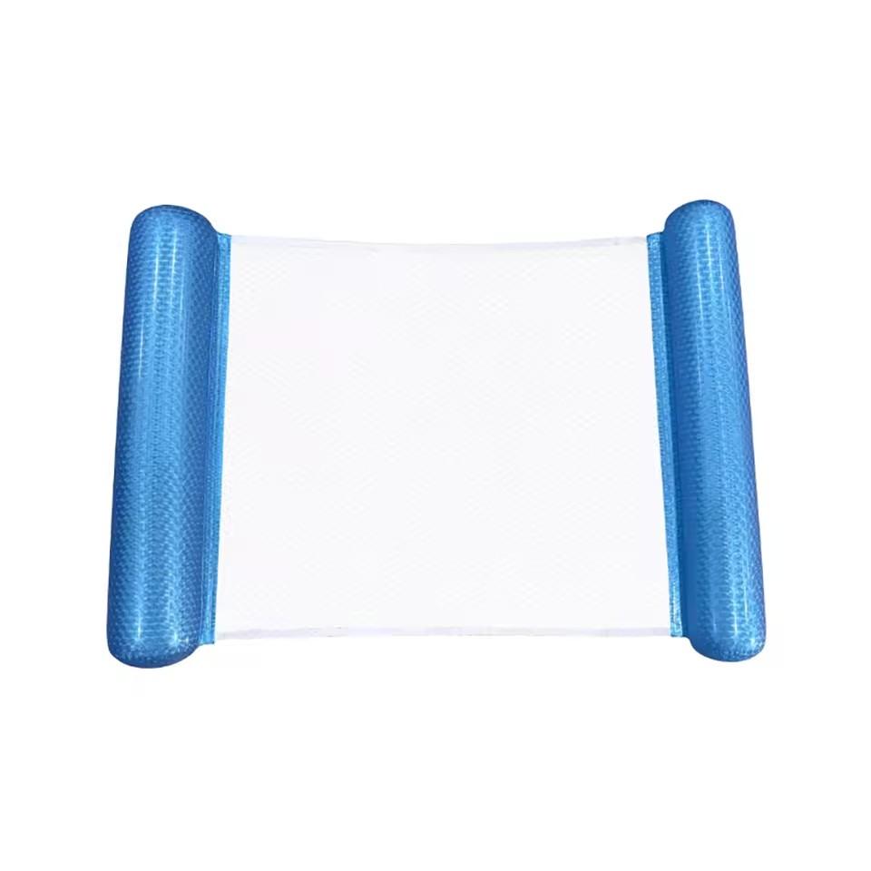 1 PC Gradient Sparkling fruiHanging Bed Thickened Pvc Swimming Inflatable Floating Bed Foldable Suitable For Beach Pool Parties
