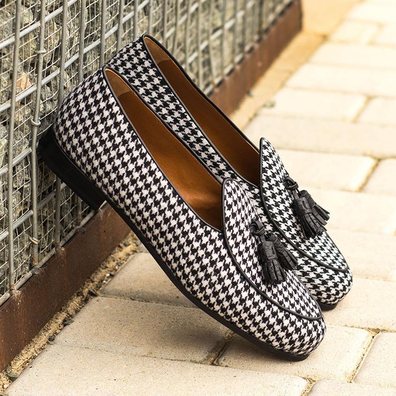 Men Formal Shoes Black Red Lightweight Comfortable Driving Shoes Business Office Lefu Shoes Size 38-47 Men Shoes