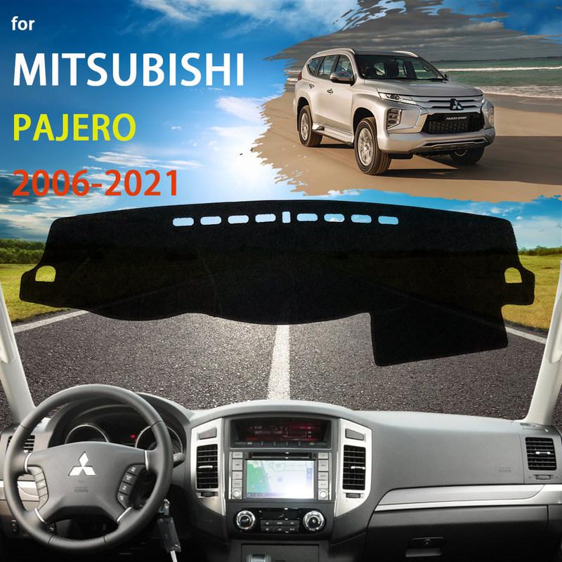 Car Dashboard Cover Sun Dash Mat Board Pad Carpet Dashmat Anti-UV Accessories For Mitsubishi Pajero Montero Shogun NS 2006~
