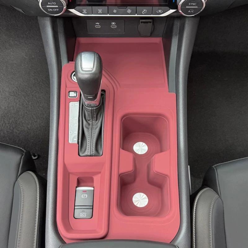 For Nissan Sylphy Sentra B18 8th 2020~2025 Car Central Control Wireless Charging Silicone Pad Water Cup Pad Interior Accessories