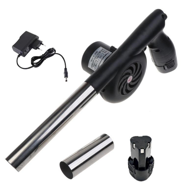 Outdoor Cooking BBQ Fan Charcoal Blower Portable Barbeque Air Blower Adjustment Speed for Barbecue Picnic Camping