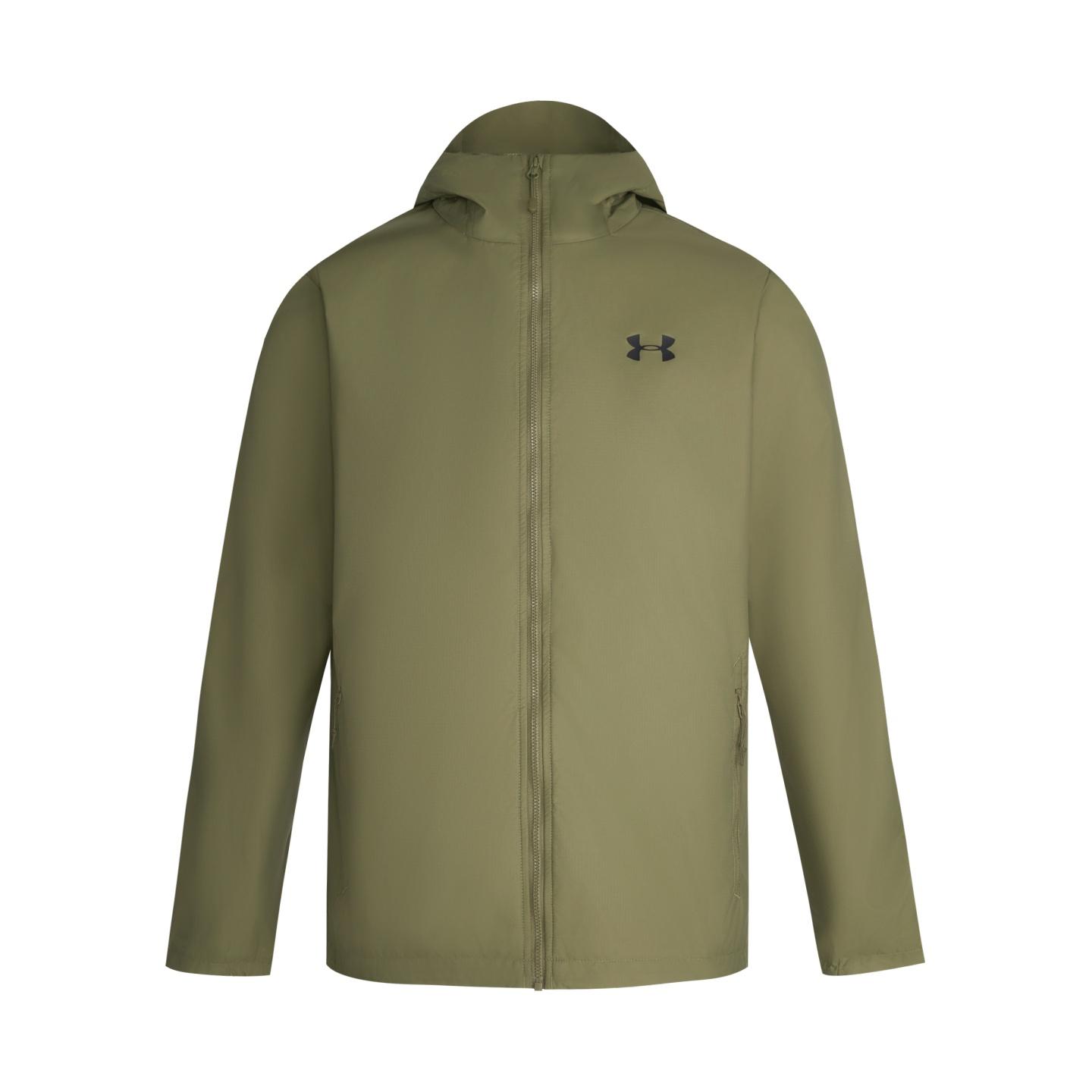 Under Armour Приталенная ветрозащитная теплая повседневная куртка с капюшоном мужская куртки 1321439-251 S