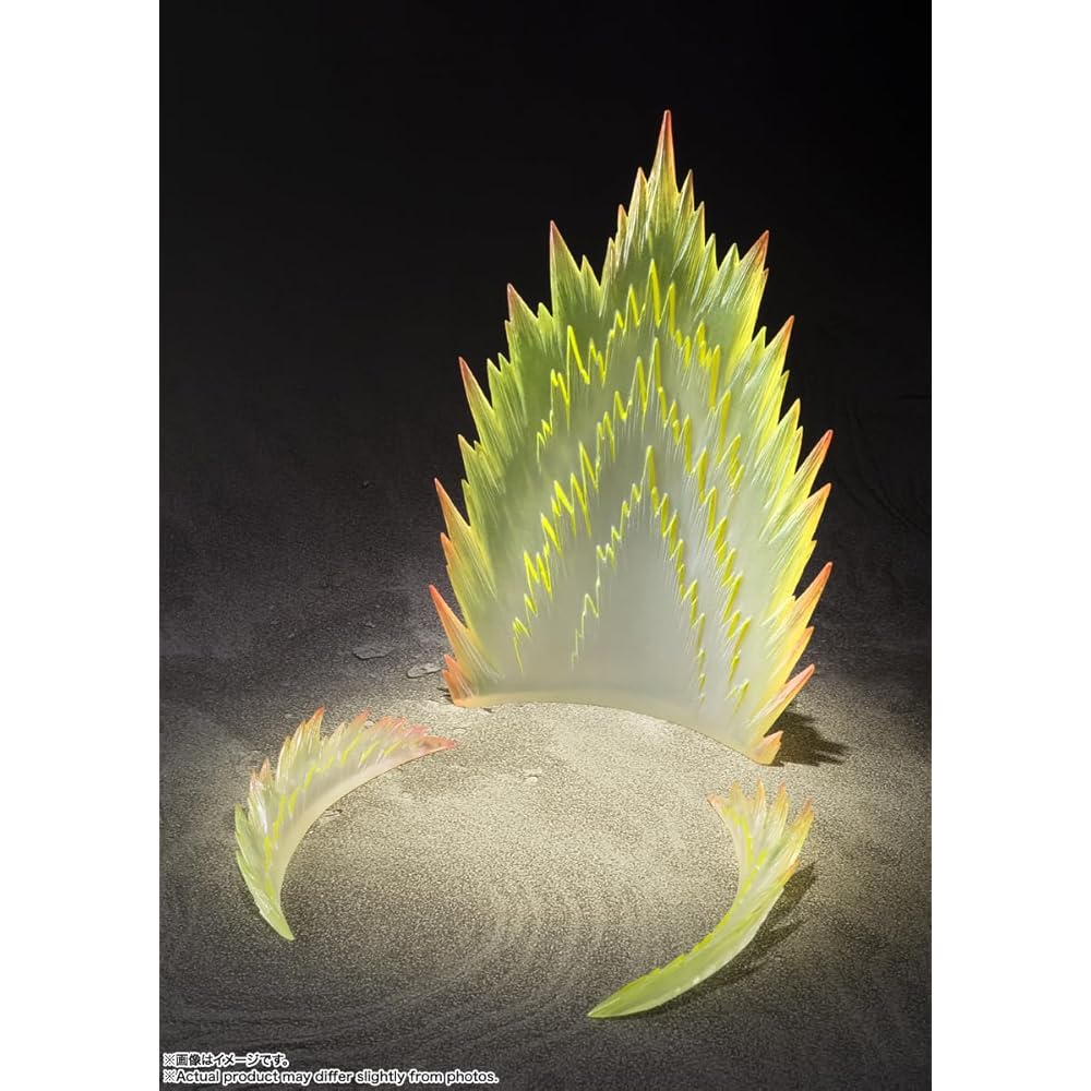 TAMASHII NATIONS Soul Effect Energy Aura Yellow Version Non-Scale Painted Figure ABS PVC for S.H. Figuarts