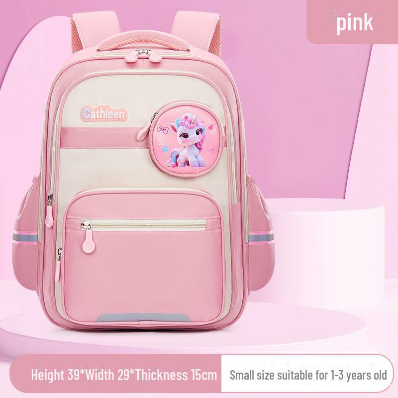 Ultra-Light, Large-Capacity Spine-Protective Schoolbag for Grades 3-6 – Unisex Children's Backpack