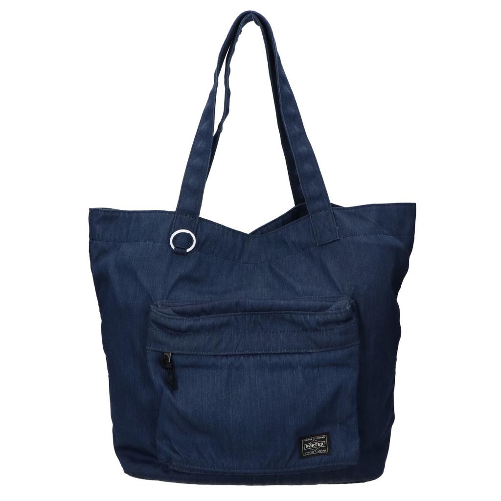 Porter 892-15100 Denim Tote Bag NavyUsed