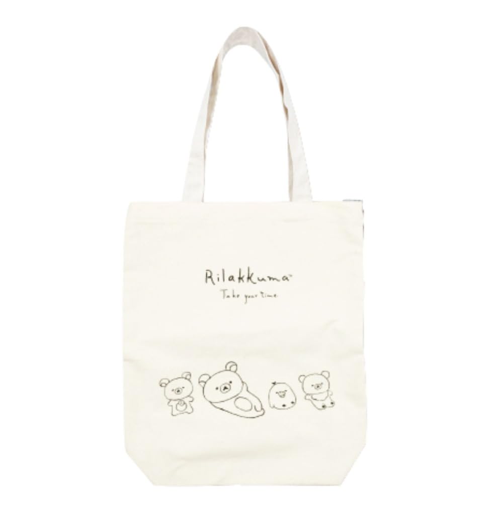 

Hatayama Shoji Rilakkuma Canvas Tote Bag Drawing Rilanova 34202343 H39×W34×D11.5cm