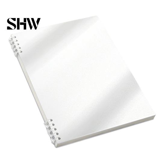 Study Supplies for Classroom A5 Spiral Notebook, Lined /Horizontal Grid/Blank Inner Page, Multifunctional Writing Pad Morandi Solid Color Cover