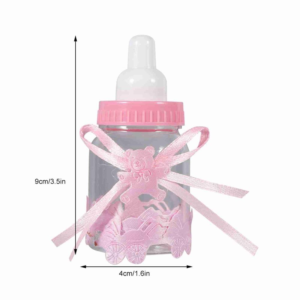 12pcs Mini Candy Chocolate Bottles With Ribbons Candy Present Bottles  Home Party Decor