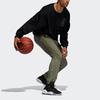 Adidas Rose Cuffed Pants Basketball Sports Men Bottoms Trace-Green GE2937