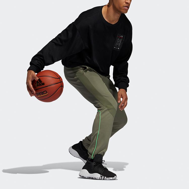 Adidas Rose Cuffed Pants Basketball Sports Men Bottoms Trace-Green GE2937