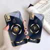 Luxurious tiger head For Samsung A 70 71 72 73 14 15 13 16 25 A26 31 32 33 34 35 50 51 52 53 54 55 56 Golden glass phone case