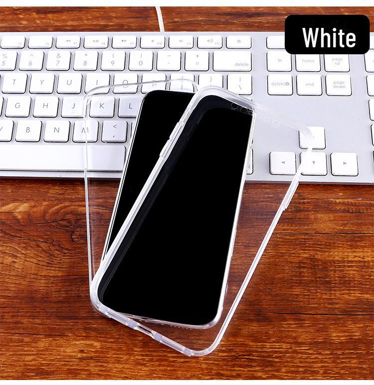 

Чехол для iPhone 16, полностью прозрачный: Двусторонняя защита от падений TPU + PC для Apple 15 Pro Max iPhone 16E прозрачный