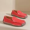 Hand-stitched Women Casual Shoes Loafers Slip On Driving Shoes Moccasins Women Flats Shoes