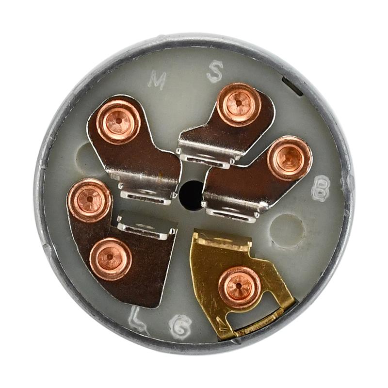 Ignition Starter Switch with 2 Keys 128010 493625 Compatible with Kubota T1460 T1570 T1670 T1760S T1870S STX38 STX46